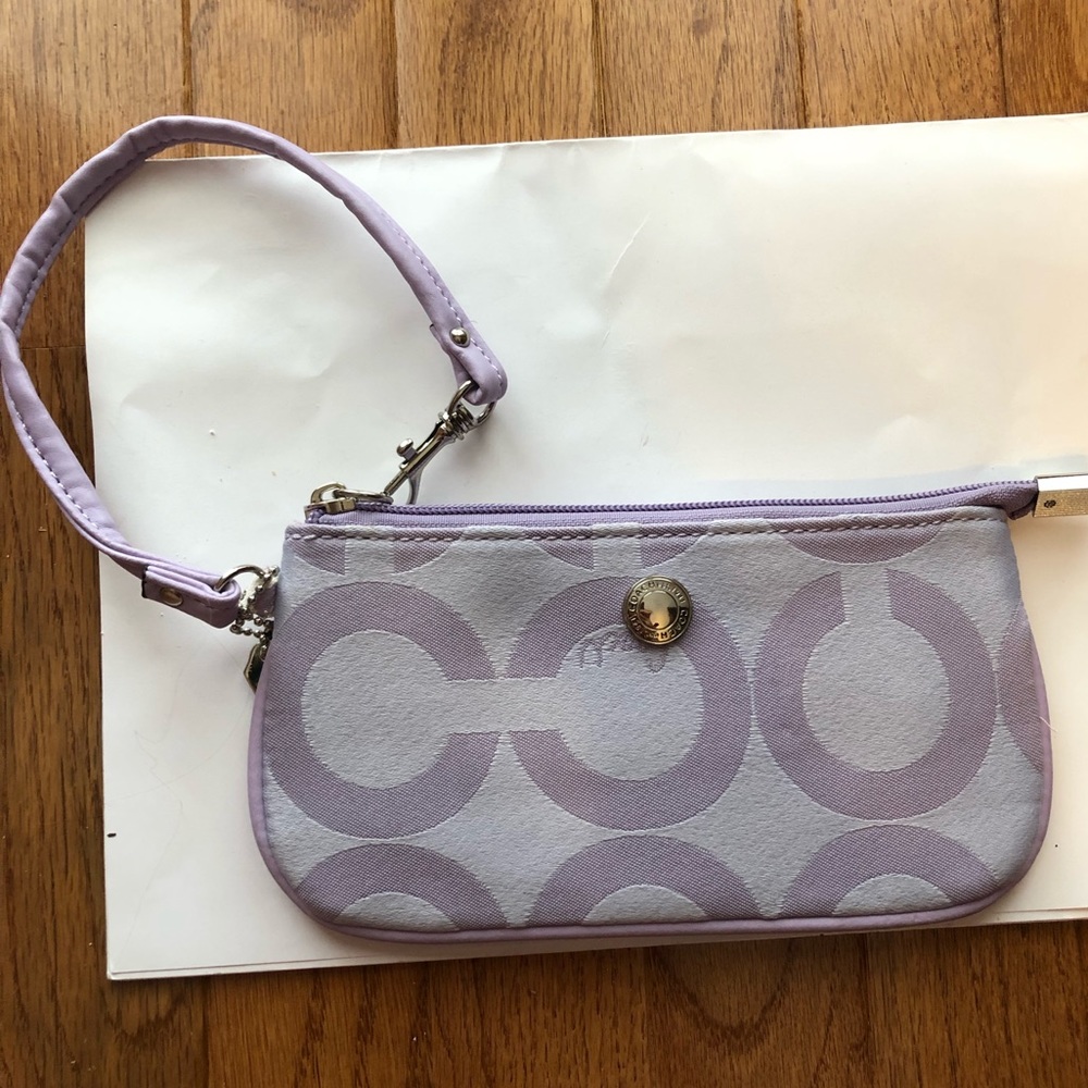 Lavender wristlet